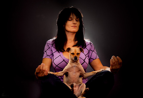 Serenity with dog